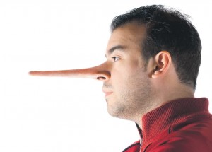 lying, honest